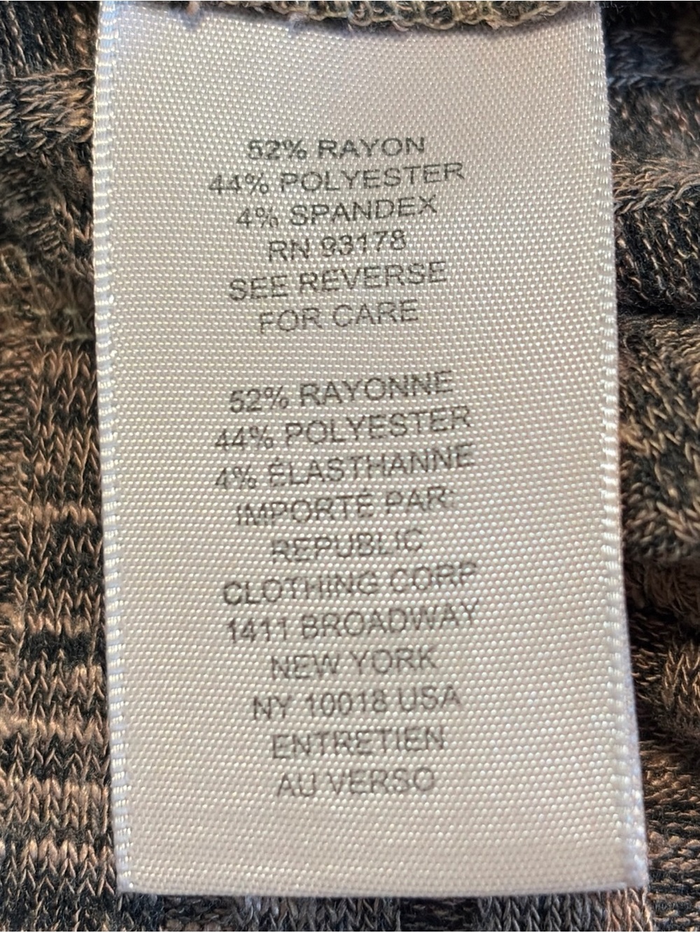 Philosophy Women's Sz Medium Brown Heather Large Ribbed Square Neck Sweater $58 - Picture 11 of 11